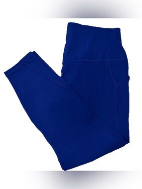 NWT LULULEMON SIZE 14 ALIGN HIGH RISE 25” PANT*POCKETS AUTHENTIC DEEP SEA BLUE